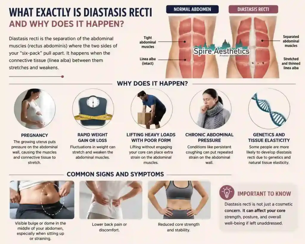 What Exactly Is Diastasis Recti and Why Does It Happen Surrey?