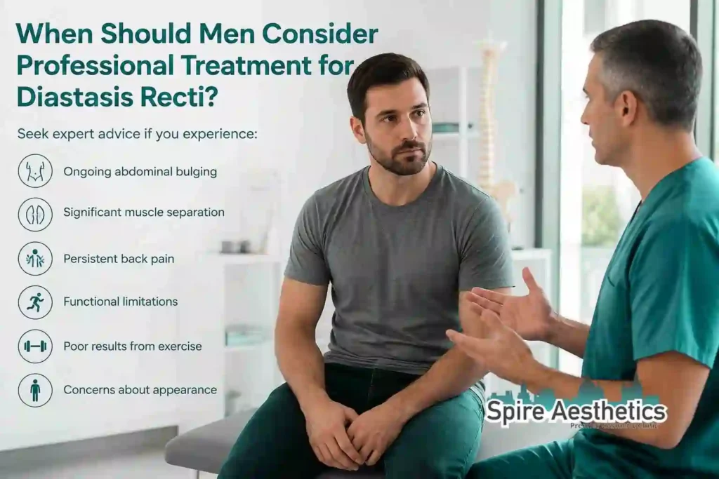 When Should Men Consider Professional Treatment for Diastasis Recti Surrey?