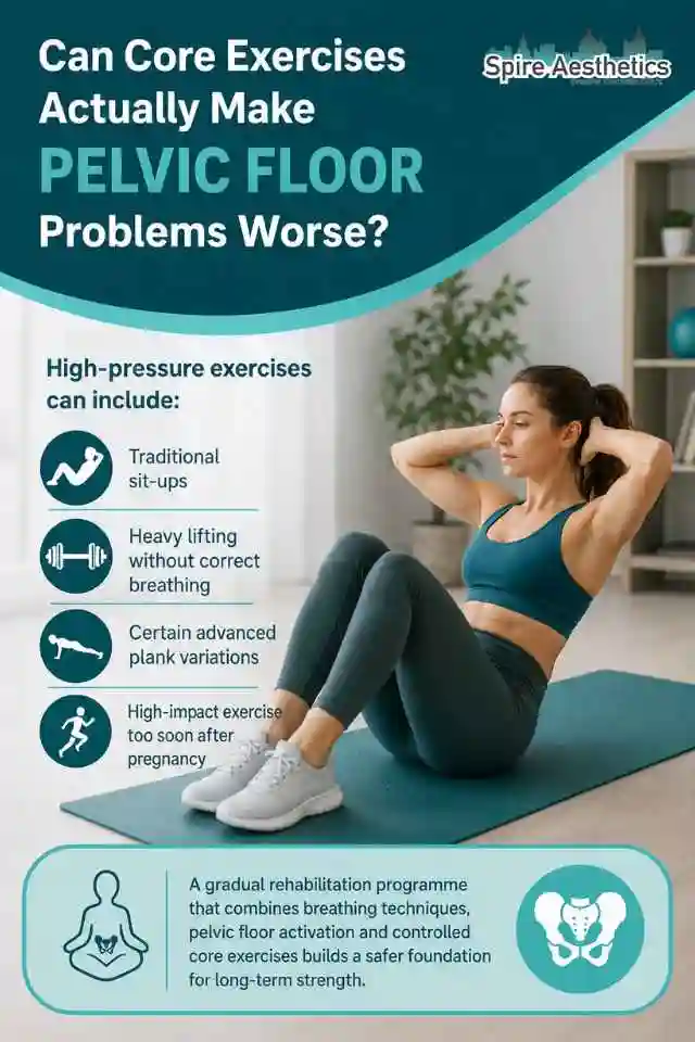 Can Strengthening Your Core Alone Actually Make Pelvic Floor Problems Worse Surrey?